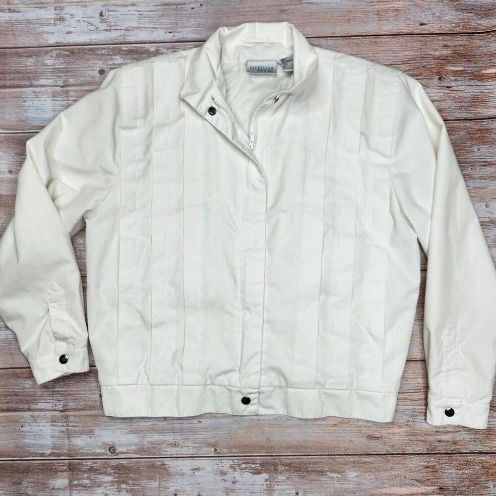 Nordstrom Point of View Women's Casual White Jacket Small Hong Kong
